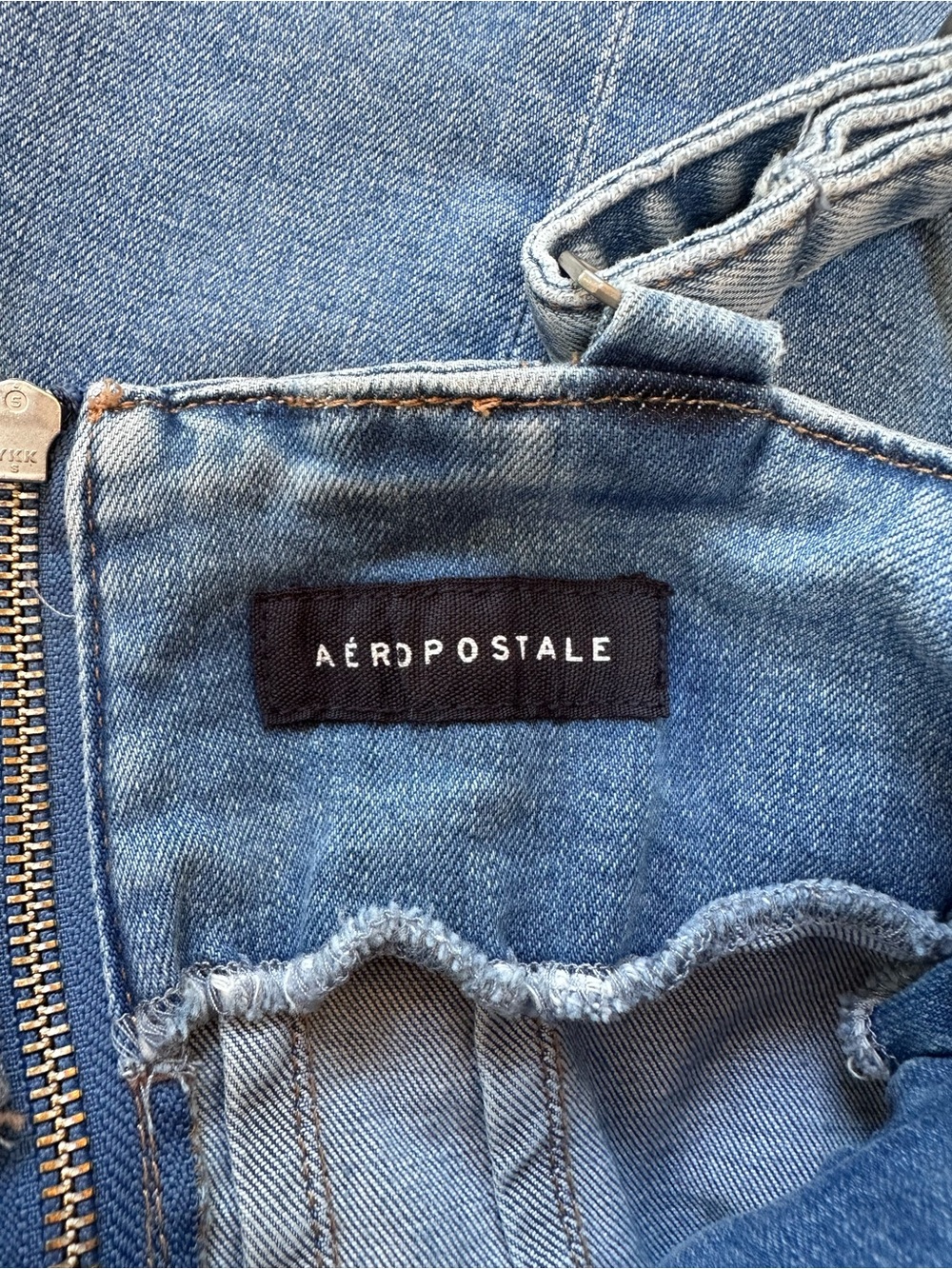 Aeropostale Light Blue Denim Tank Dress - Picture 3 of 4